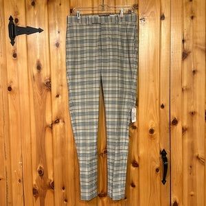 Asos Grey and Taupe Plaid Pants